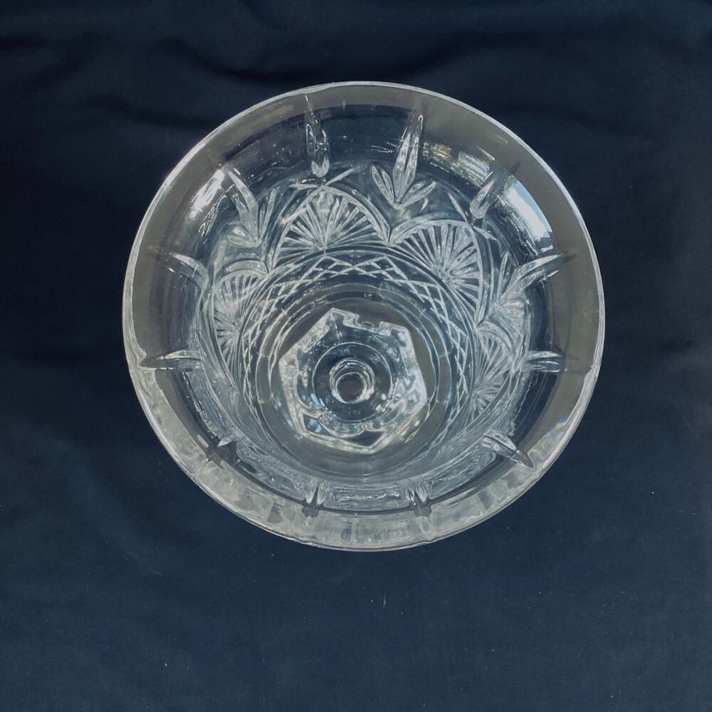 Shannon Crystal by Godinger Pedestal Hurricane Vase - Picture 2 of 5